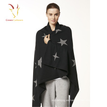 Suéter de ponchos de cachemir de moda para mujer invierno